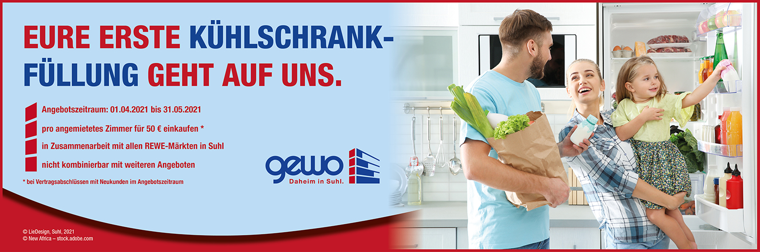 Erste Kühlschrank-Füllung